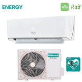 hisense climatizzatore condizionatore hisense inverter serie energy 12000 btu tq35xe0cg qe35xv2xw r 32 wi fi integrato classe aa