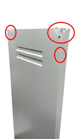 no brand copriscaldino in lamiera zincata universale bianco 870x480x350