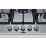 piano gas pgq7b5b90 5f 75cm inox