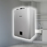 rinnai scaldabagno a condensazione internoesterno rinnai infinity nb 32 lt reu nb3242ffc e metanogpl con kit scarico fumi