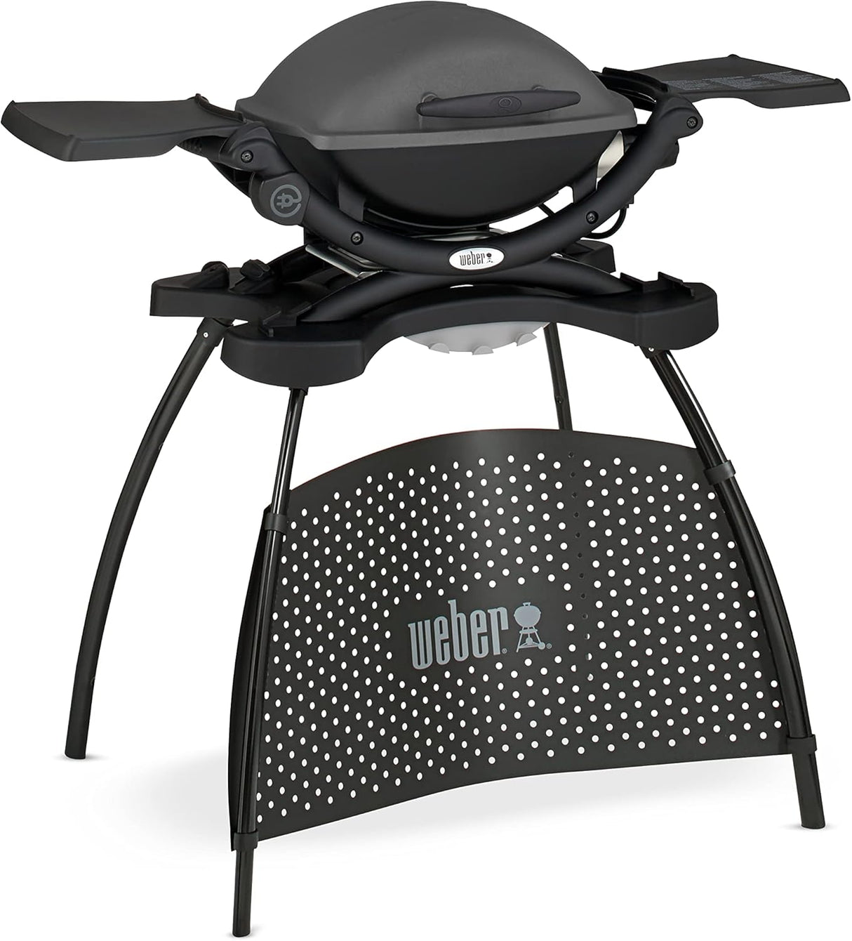 weber barbecue elettrico weber pulse q 1400 con supporto