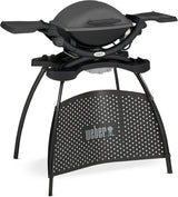 weber barbecue elettrico weber pulse q 1400 con supporto
