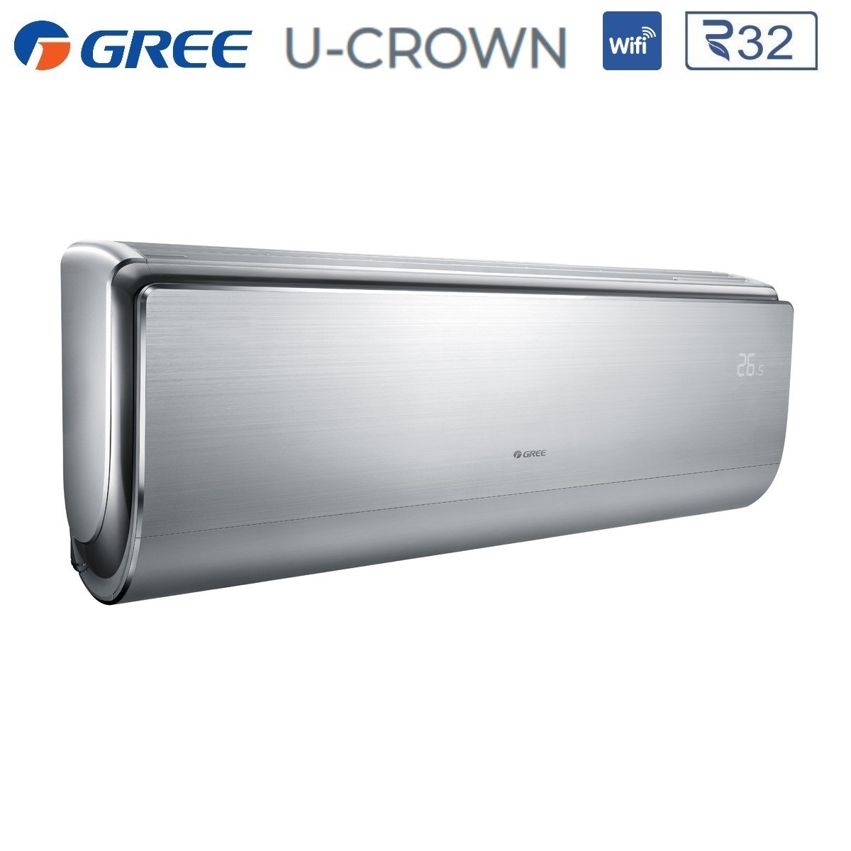 climatizzatore condizionatore gree quadri split inverter serie u crown 9_12_12_18 con gwhd 36 nk6lo r 32 wi fi integrato 9000_12000_12000_18000