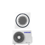 climatizzatore condizionatore samsung inverter cassetta 360 24000 btu ac071rn4pkg eu r 32 wi fi optional con comando a filo incluso vari pannelli disponibili