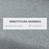 easycomfort easycomfort divano 3 posti economico per casa e ufficio con 4 gambe in metallo divano con braccioli imbottiti tessuto effetto lino grigio