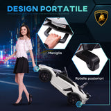 easycomfort easycomfort macchina elettrica per bambini a 12v licenza lamborghini con clacson e telecomando auto musica integrata e luci bianca