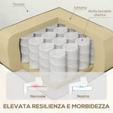 easycomfort easycomfort poltrona reclinabile manualmente a 60 extra imbottita in tessuto con poggiapiedi crema