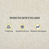 easycomfort easycomfort poltrona relax reclinabile manuale con poggiapiedi in tessuto e imbottitura spessa beige