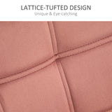 easycomfort easycomfort poltroncina stile nordico in legno ed effetto velluto rosa per soggiorno o ufficio 67x61 5x71 cm