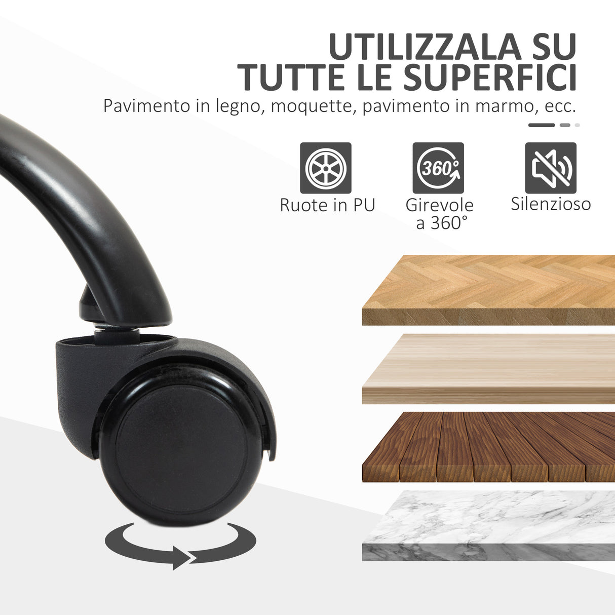 easycomfort easycomfort sedia da ufficio con altezza regolabile e tessuto a rete seduta girevole e inclinazione nero