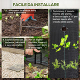 easycomfort easycomfort telo per pacciamatura 50x2 m traspirante e anti uv in polipropilene nero