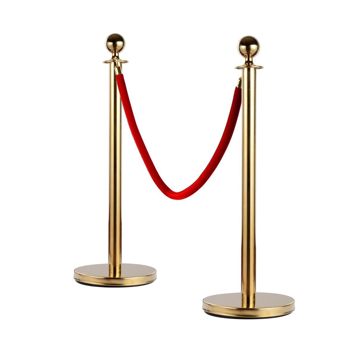 easycomfort easycomfort transenne elimina separacode paletti di delimitazione con corde rosso acciaio inox 32 x 95cm oro