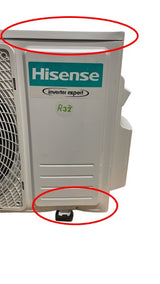 hisense area occasioni climatizzatore condizionatore hisense dual split inverter serie hi comfort 912 con 2amw52u4rxc r 32 wi fi integrato 900012000