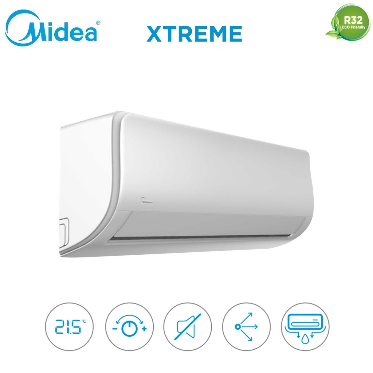 midea condizionatore dual split midea xtreme pro wi fi 1818 con m4o 36fn8 q r 32 wi fi integrato