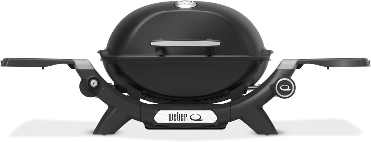 weber barbecue a gas weber q 1200n con ripiani laterale