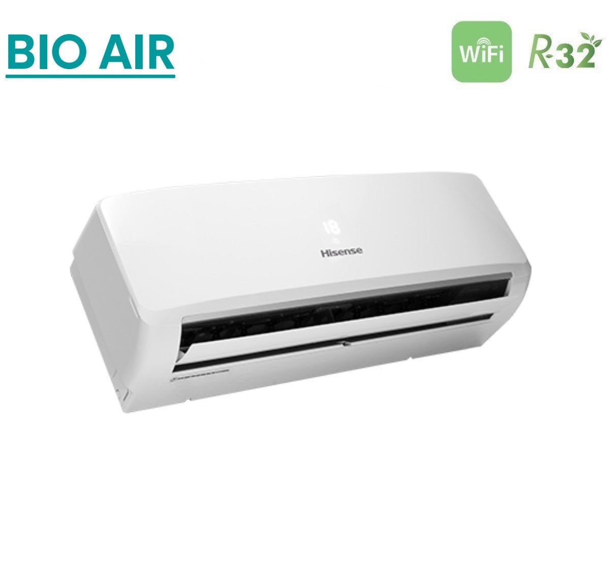 climatizzatore condizionatore hisense dual split inverter serie bio air 9_9 con 2amw42u4rgc r 32 wi fi integrato 9000_9000