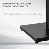 easycomfort easycomfort base per ombrellone quadrata da 18kg per pali da 33 53 8 cm 45x45x39 cm nero