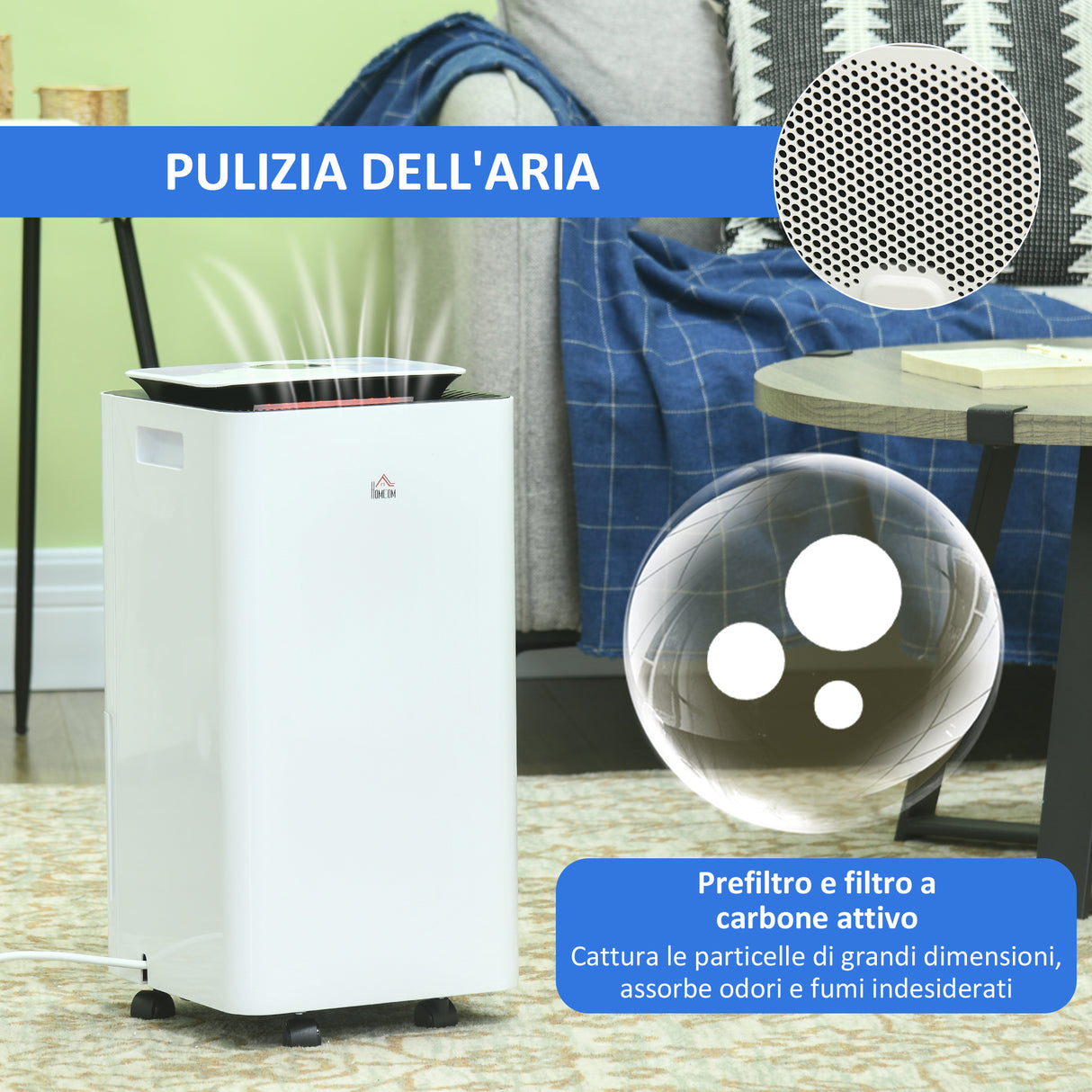 easycomfort easycomfort deumidificatore da 12l in abs con 5 modalita 2 velocita e timer da 24h 25x25x50 5 cm bianco e nero