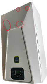 area occasioni caldaia savio inoxdens moon 25 s a condensazione completa di kit scarico fumi metano low nox metano wi fi ready