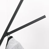 easycomfort easycomfort appendiabiti da terra verticale moderno per ingresso 45x45x180cm nero ean 8054111840163