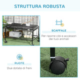 immagine-7-easycomfort-easycomfort-gabbia-per-uccelli-in-acciaio-con-posatoi-giochi-contenitori-per-cibo-e-vassoio-79x49x133-cm-nero