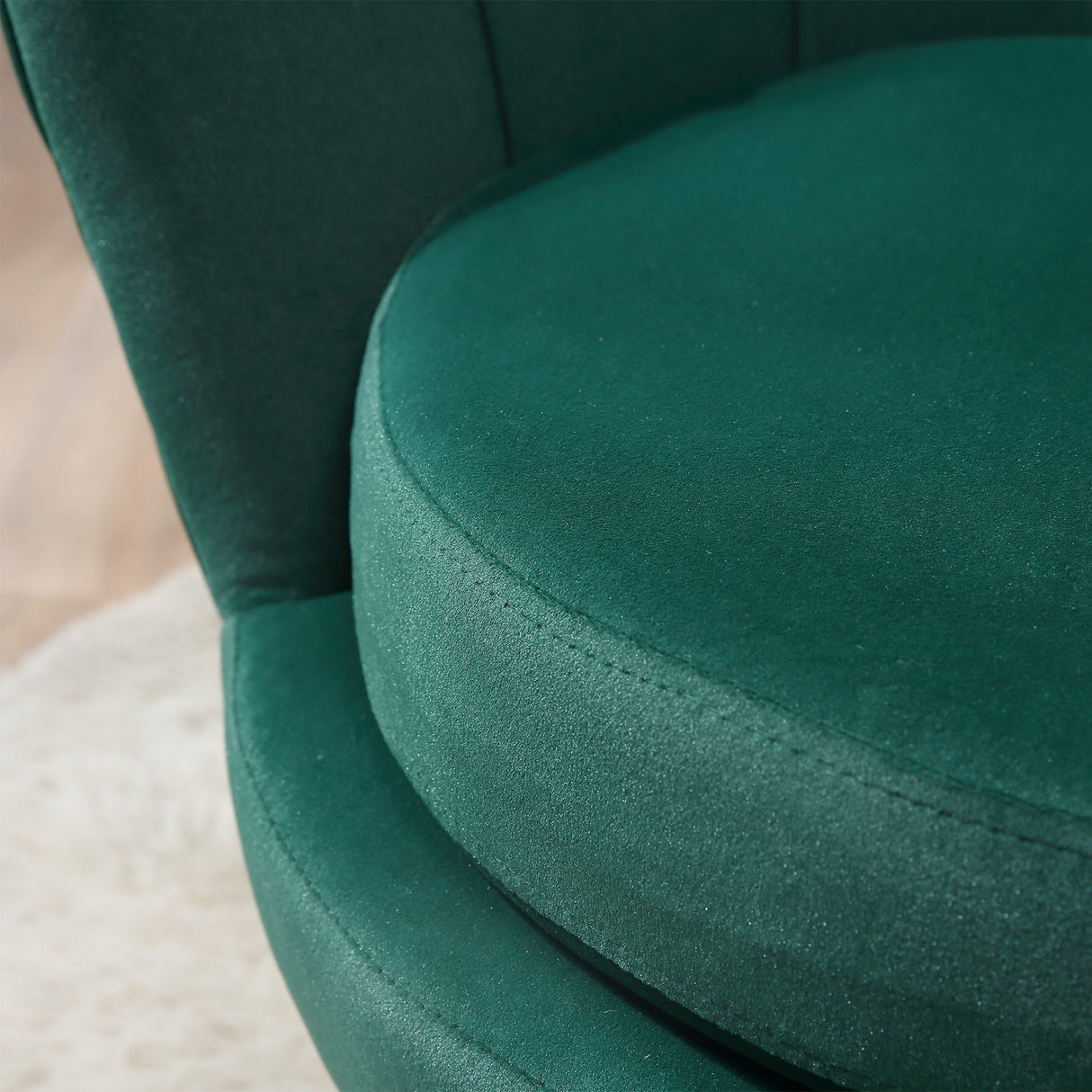 easycomfort easycomfort poltrona a conchiglia poltroncina vintage poltroncina da camera e salotto design elegante con schienale alto 76x67x74cm verde scuro