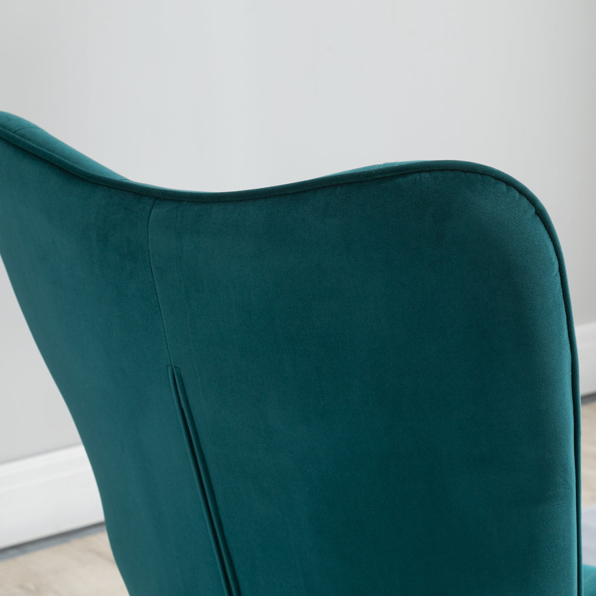 easycomfort easycomfort poltrona per ufficio e salotto in velluto girevole con braccioli e altezza regolabile blu