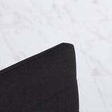 easycomfort easycomfort set 4 sedie imbottite per soggiorno o sala da pranzo sedie da cucina moderne in metallo e tessuto nero