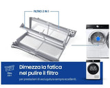 asciugatrice a pompa di calore 9kg samsung dv90bb5245aes3 optimal dry classe a ___