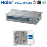 climatizzatore condizionatore haier inverter canalizzato slim bassa prevalenza 24000 btu ad71s2ss1fa r 32 wi fi optional