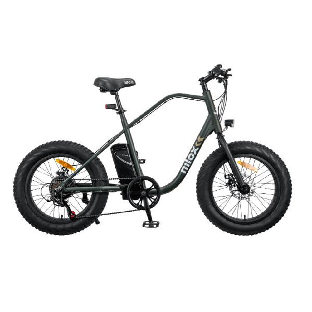 e bike nilox j3 30nxeb203v003v2 motore brushless high speed da 250 w batteria lg da 36 v ruote fat 20