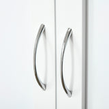 easycomfort easycomfort carrello cucina con cassetto armadietto e scaffale carrellino portavivande con piano in bambu e 4 ruote bianco