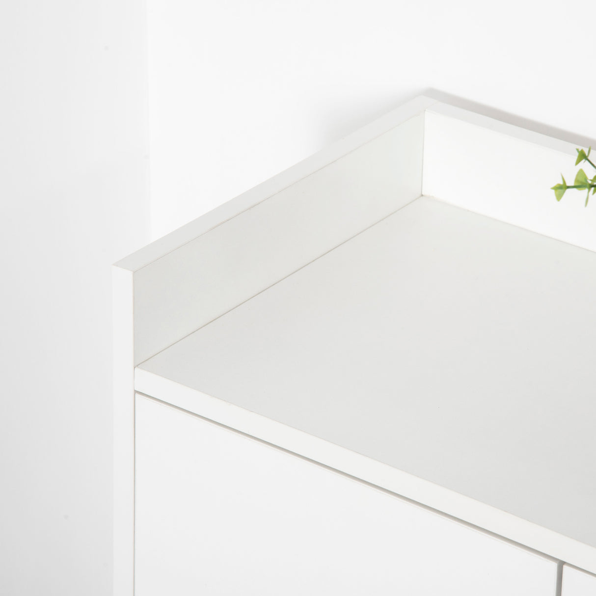 easycomfort easycomfort mobile scarpiera salvaspazio in legno bianco con ripiano aperto armadio scarpiera di design per ingresso 60x30x92cm ean 8054144133782