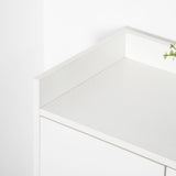 easycomfort easycomfort mobile scarpiera salvaspazio in legno bianco con ripiano aperto armadio scarpiera di design per ingresso 60x30x92cm ean 8054144133782