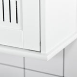 easycomfort easycomfort mobiletto bagno pensile con antine a specchio 55x17 5x60cm bianco