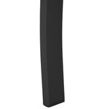 easycomfort easycomfort panchina da esterno in metallo impermeabile nero panca da giardino a due posti 127 x 62 x 82cm max 240kg