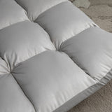 easycomfort easycomfort poltrona relax da terra con schienale reclinabile fino 180 71x55x53 5cm grigio chiaro