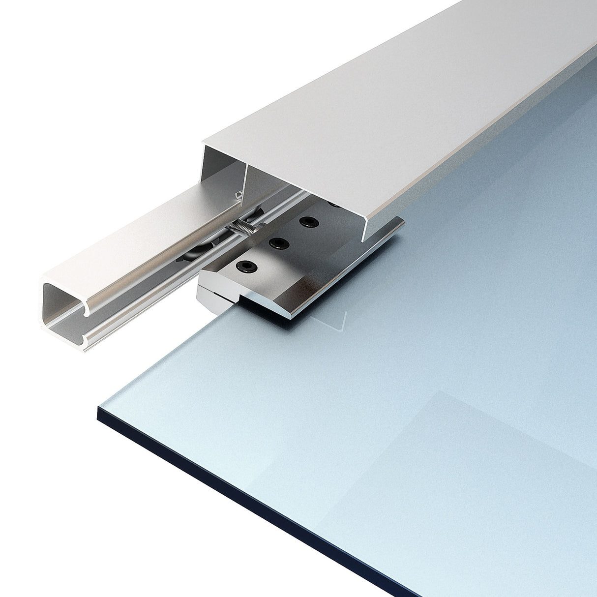 easycomfort easycomfort porta scorrevole interna in vetro smerigliato e satinato con binario b2 e maniglia per bagno cucina studio vetro 205x 102 5x 08cm ean 8055776910413