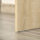easycomfort easycomfort scrivania angolare scrivania ad angolo per computer da camera o ufficio scrivania salvaspazio in legno rovere e bianco