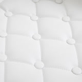 easycomfort easycomfort sgabello da bar alto con schienale e braccioli sgabello da cucina moderno girevole con altezza regolabile e poggiapiedi in finta pelle 61x50x94 114cm bianco ean 8054144130910