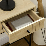 immagine-8-easycomfort-easycomfort-tavolo-consolle-in-legno-e-metallo-stile-industriale-con-2-cassetti-110x29-5x78cm-naturale