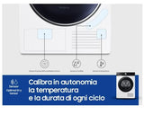 asciugatrice a pompa di calore 9kg samsung dv90bb5245aes3 optimal dry classe a ___