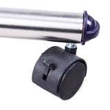 easycomfort easycomfort appendiabiti stender porta abiti singolo per vestiti in acciaio inox su ruote larghezza e altezza regolabili ean 8054111842938