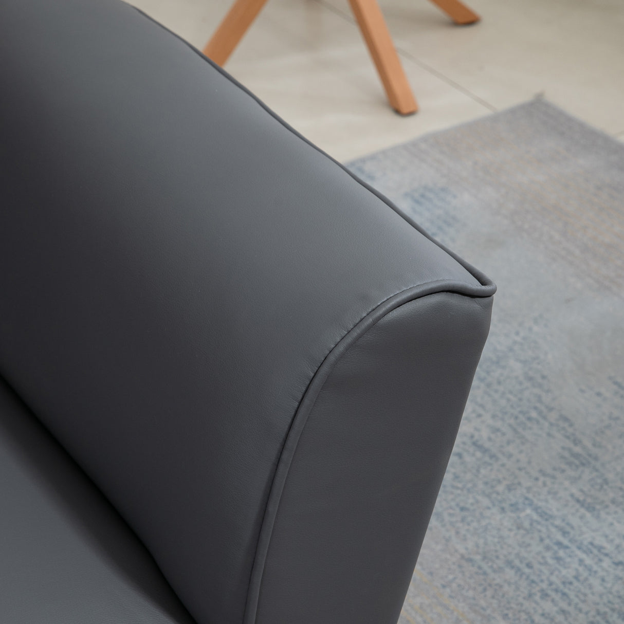 easycomfort easycomfort divano 2 posti convertibile in divano letto singolo con braccioli regolabili 164x71x75cm