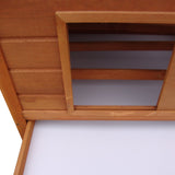 easycomfort easycomfort gabbia per galline in legno con tetto impermeabile pollaio prefabbricato da esterno 160x98 5x107cm