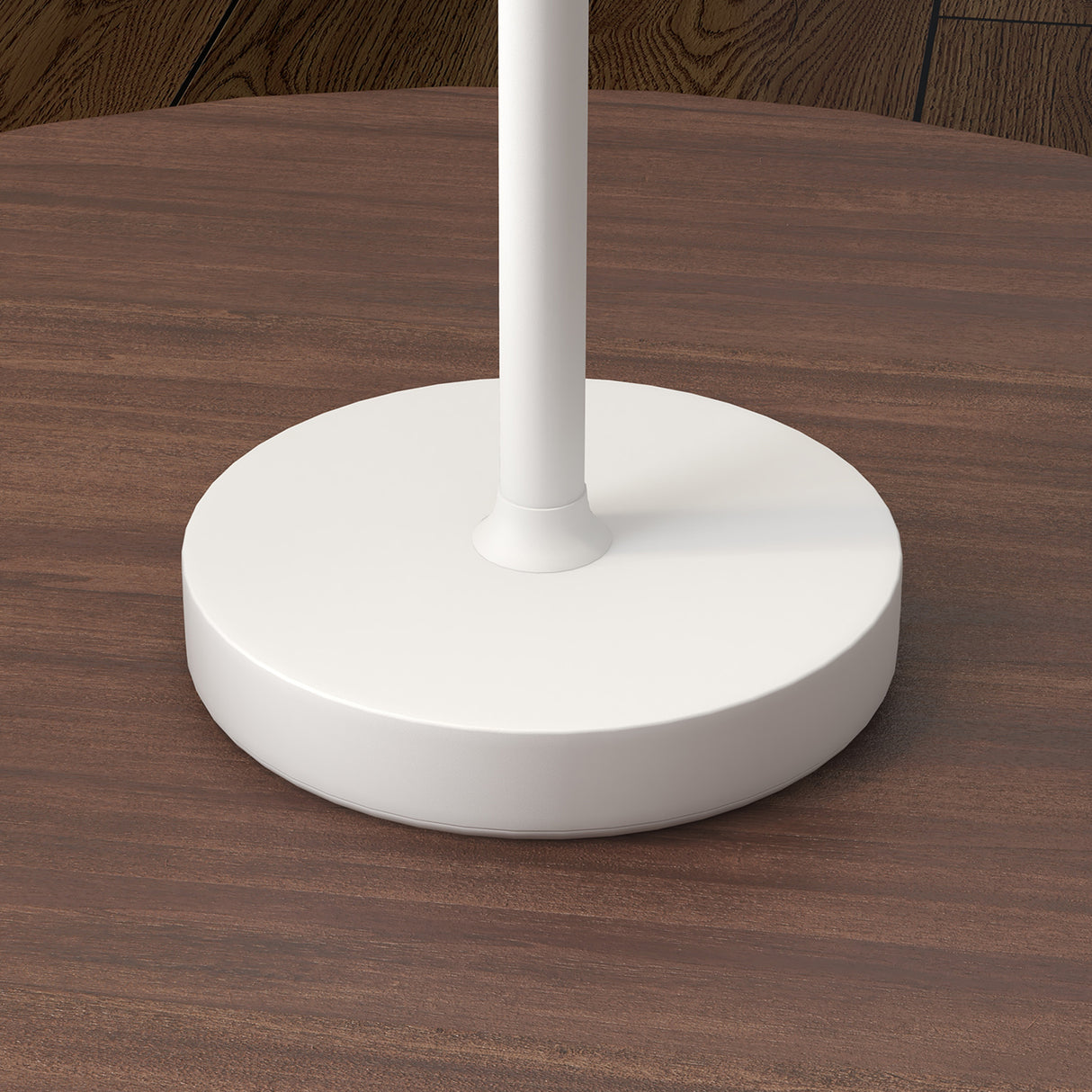 easycomfort easycomfort lampada da tavolo portatile in acrilico e metallo da 3600mah con cavo di ricarica 11 2x36 5 cm bianco