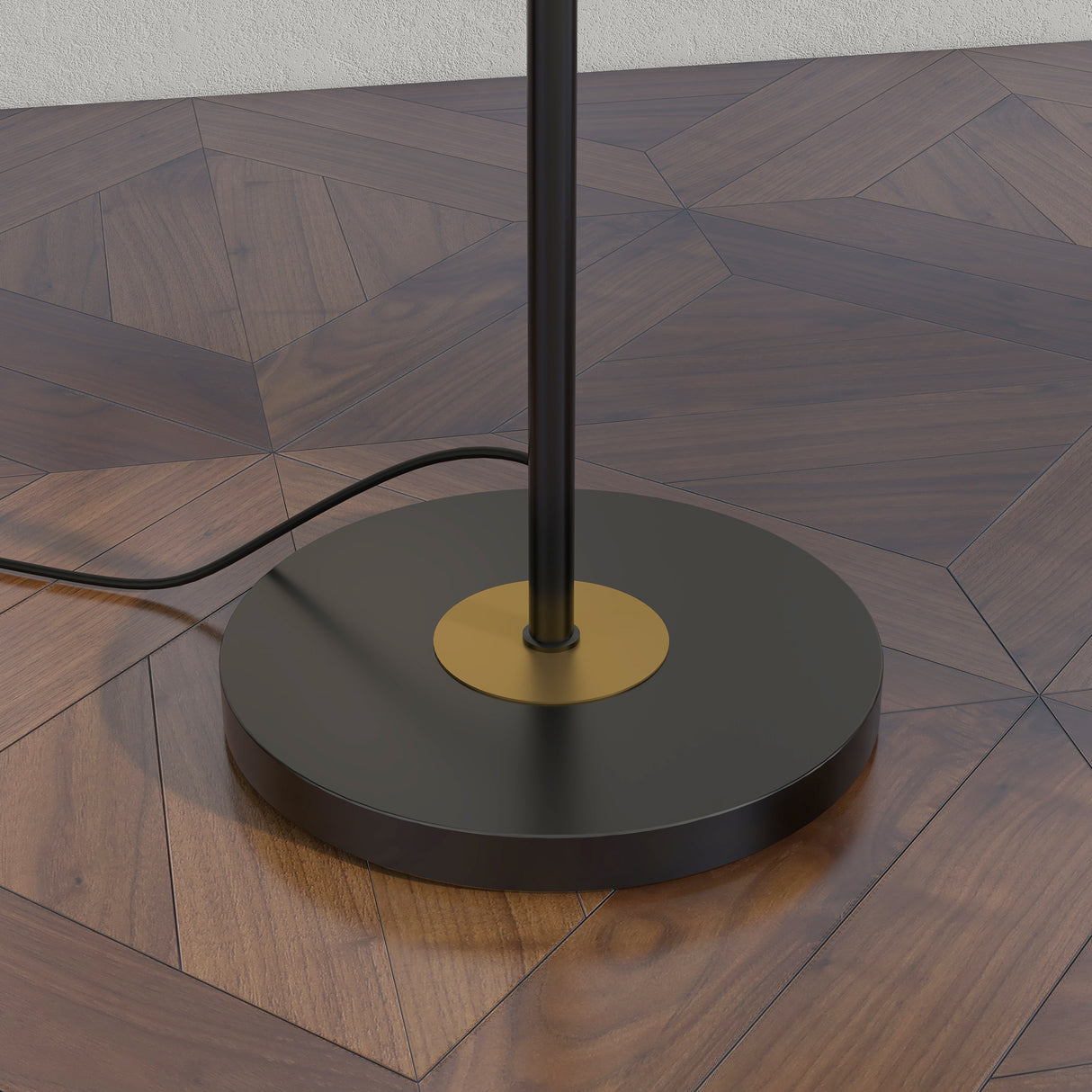 easycomfort easycomfort lampada da terra in metallo ad albero con 3 paralumi in vetro 36x162 cm nero e grigio