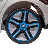 easycomfort easycomfort macchina elettrica per bambini 3 6 anni con licenza bmw con telecomando clacson e fari 115x67x45 cm bianca