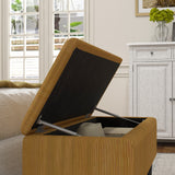 easycomfort easycomfort panca fondoletto in poliestere e legno per camera da letto e ingresso 95x38x45 cm arancione