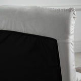 easycomfort easycomfort poltrona relax da terra con schienale reclinabile fino 180 71x55x53 5cm grigio chiaro